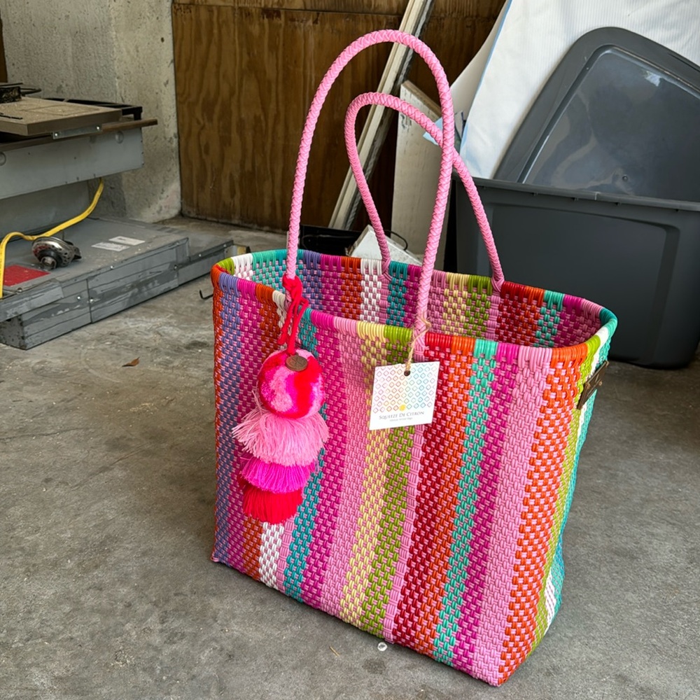 Squeeze de citron beach bag